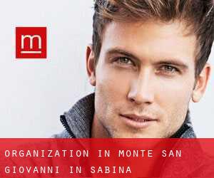 Organization in Monte San Giovanni in Sabina