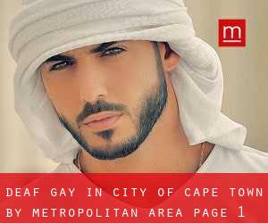 Deaf Gay in City of Cape Town by metropolitan area - page 1